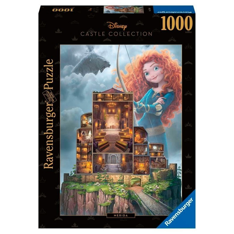 Puzzles Merida - Disney Castles 1000pc de Ravensburger