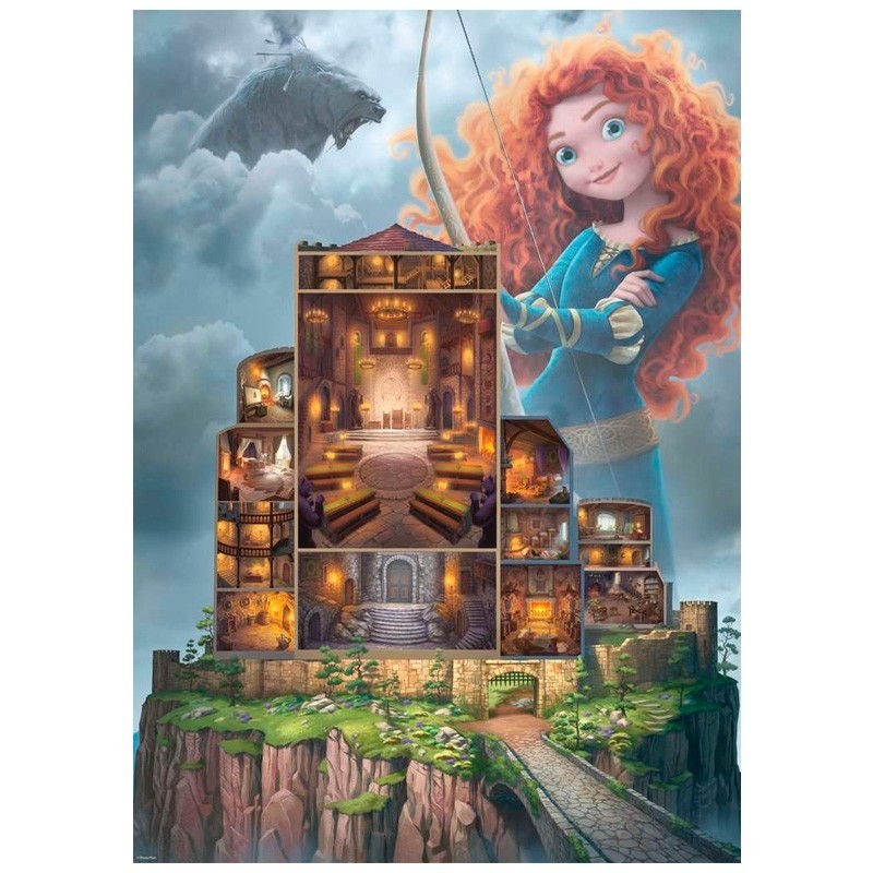 Puzzles Merida - Disney Castles 1000pc de Ravensburger