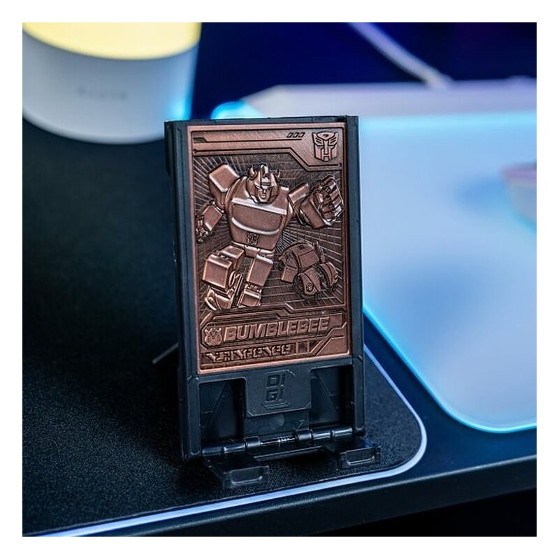 Digiplate Starter Pack - Soporte para móvil y 3 placas de metal con realidad aumentada de Transformers Exquisite Gaming