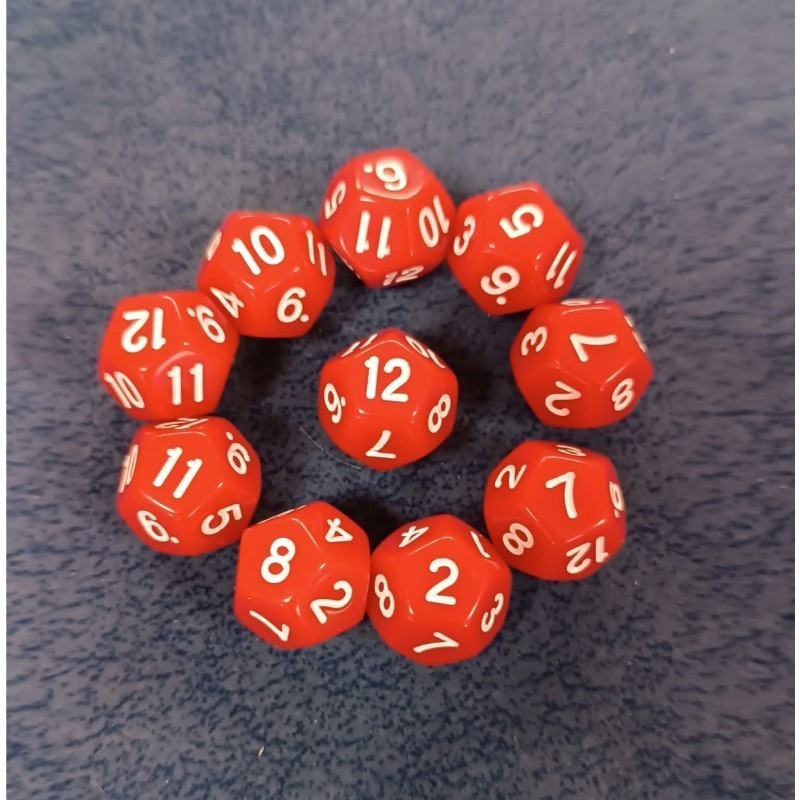 Dados 12 caras - Temple of Horrors