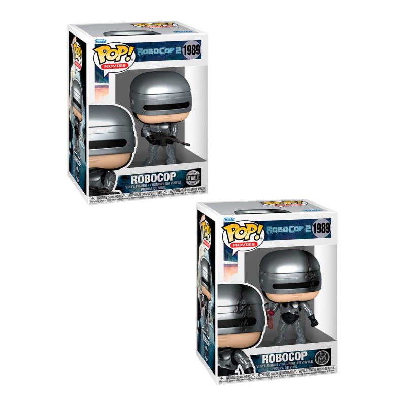 Funko POP! Case 5+1 Chase Robocop (Metallic) - Robocop