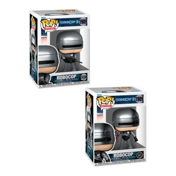 Funko POP! Case 5+1 Chase Robocop (Metallic) - Robocop