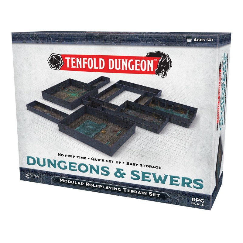 Tenfold Dungeon: Dungeons & Sewers (Inglés)