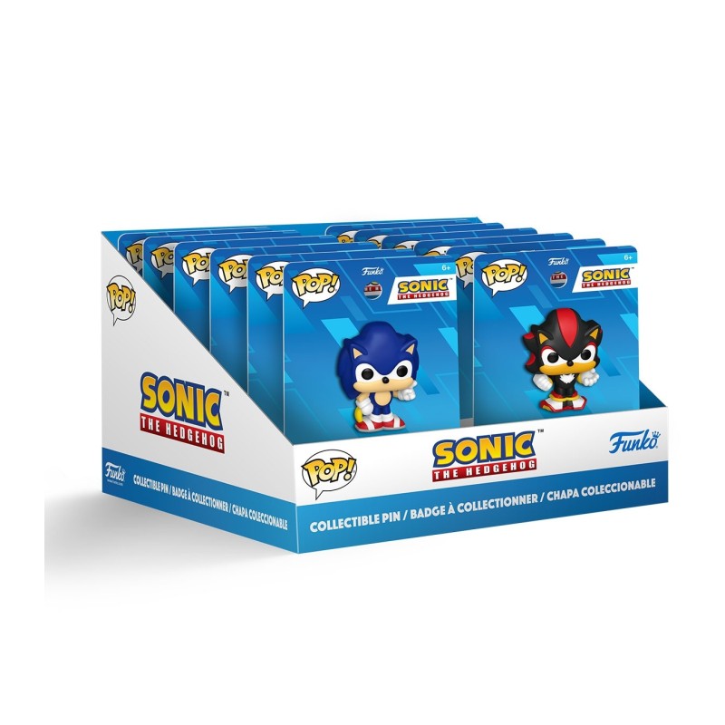 Funko POP! PVC Pin Sonic (12 Unidades)