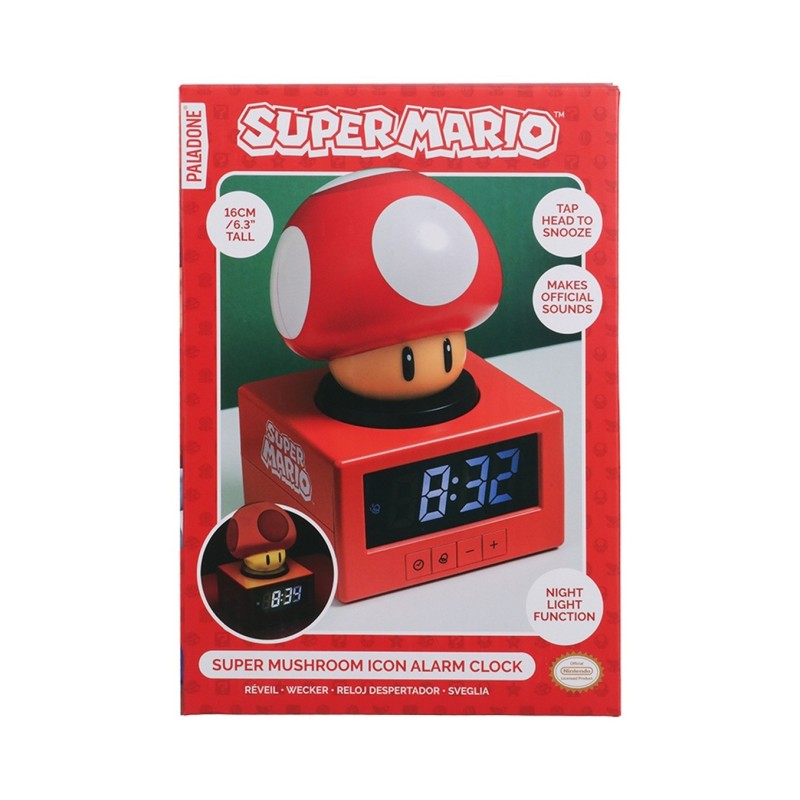 Despertador Icono Super Mushroom - Super Mario - Paladone