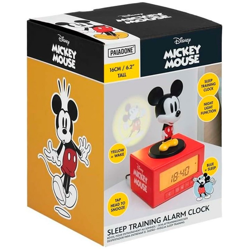 Mickey Mouse Sleep Training Alarm Clock Disney - Paladone