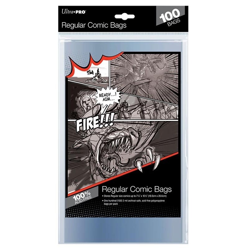 Bolsa para cómics Regular Size 7-1/8" X 10-1/2" Ultra Pro