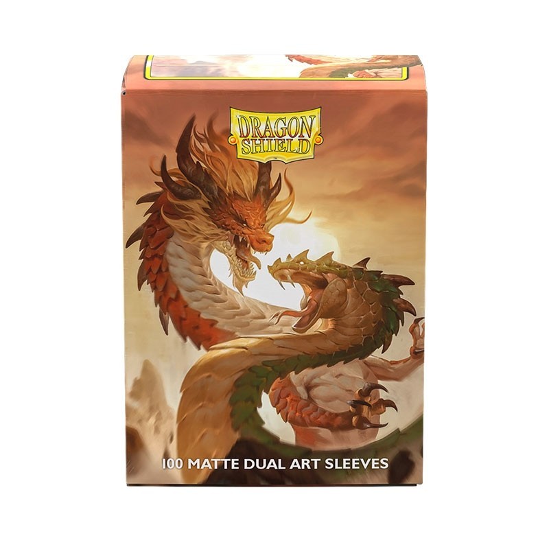 Fundas Standard DS100 Matte Dual Art (100 unidades) - Wood Snake 2025 - Dragon Shield