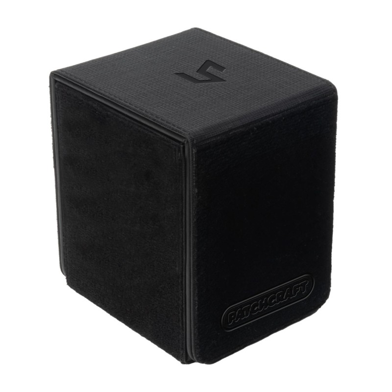 Caja de mazo Patchcraft ™Alcove Flip Deck Box Negro - Ultra Pro