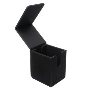 Caja de mazo Patchcraft ™Alcove Flip Deck Box Negro - Ultra Pro