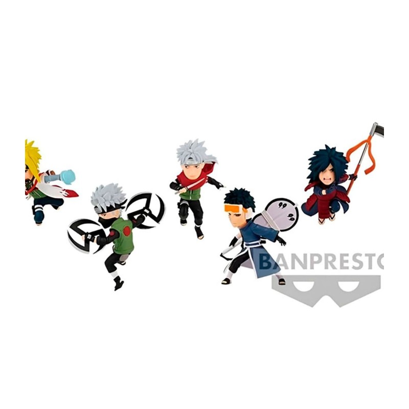 Figuras Display 12 uds NARUTO NARUTOP99 WORLD COLLECTABLE FIGURE vol.2 7 cm de Banpresto