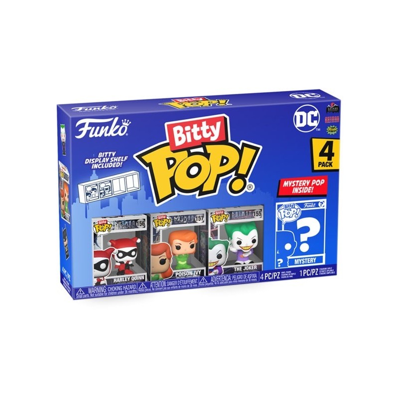 Funko Bitty POP Harley Quinn 4 figuras - DC Comics