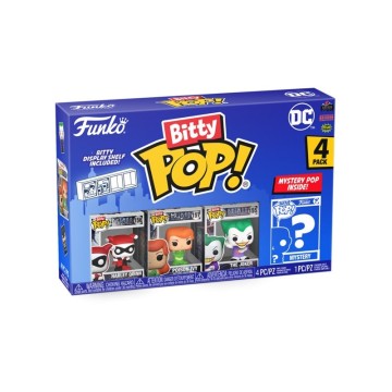 Funko Bitty POP Harley Quinn 4 figuras - DC Comics