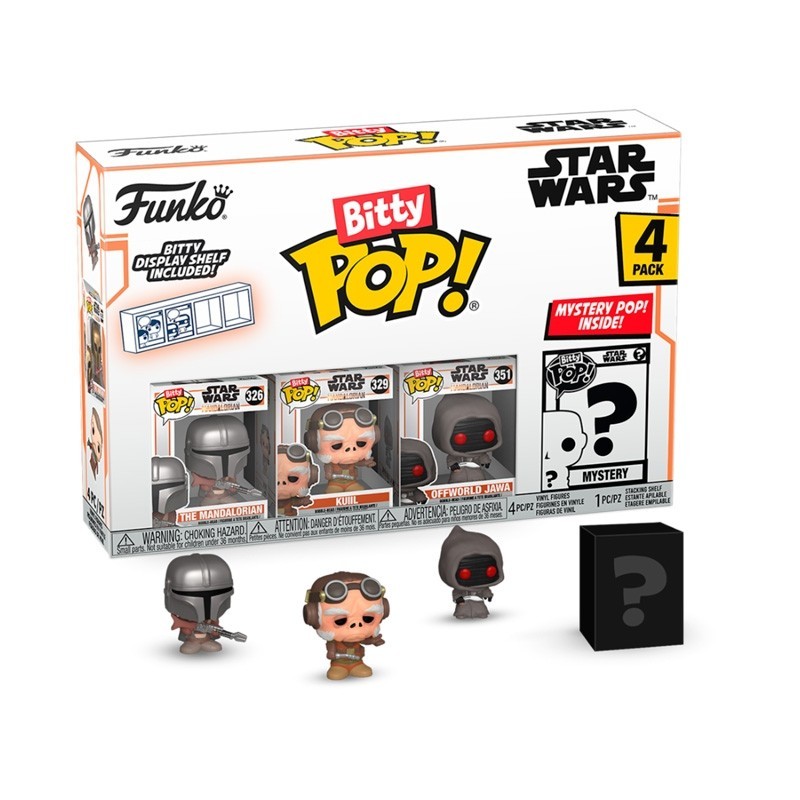 Funko Bitty POP 4 figuras Mandalorian - Star Wars