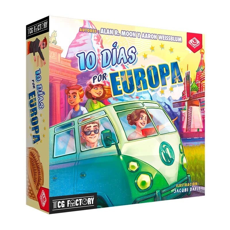 10 Días por Europa, En Español - Juego de tablero TCG Factory