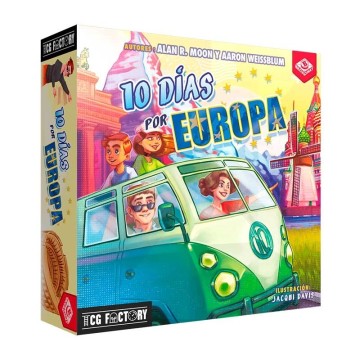 10 Días por Europa, En Español - Juego de tablero TCG Factory