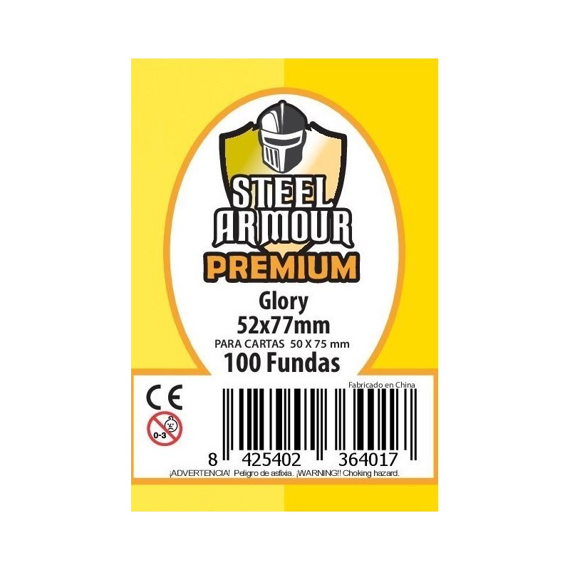 100 Fundas tamaño Glory Premium (52x77mm)