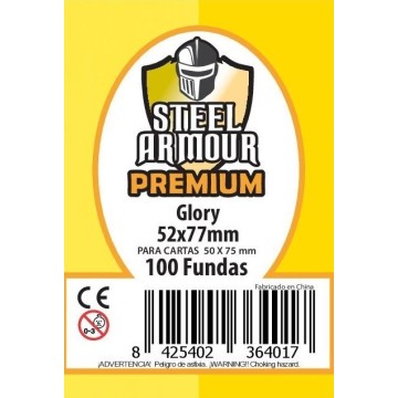 100 Fundas tamaño Glory Premium (52x77mm)