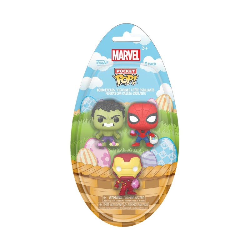 Funko Pocket Pop Marvel super Heroes 3-Pack - Marvel