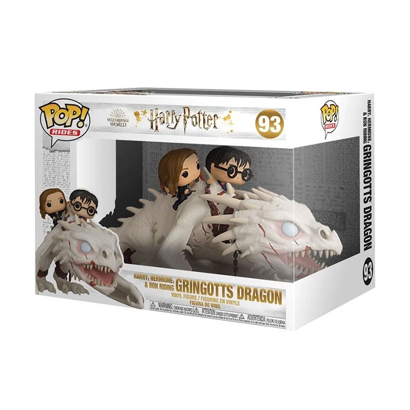 Funko POP! Ride 093 Dragon with Harry, Ron, & Hermione - Harry Potter