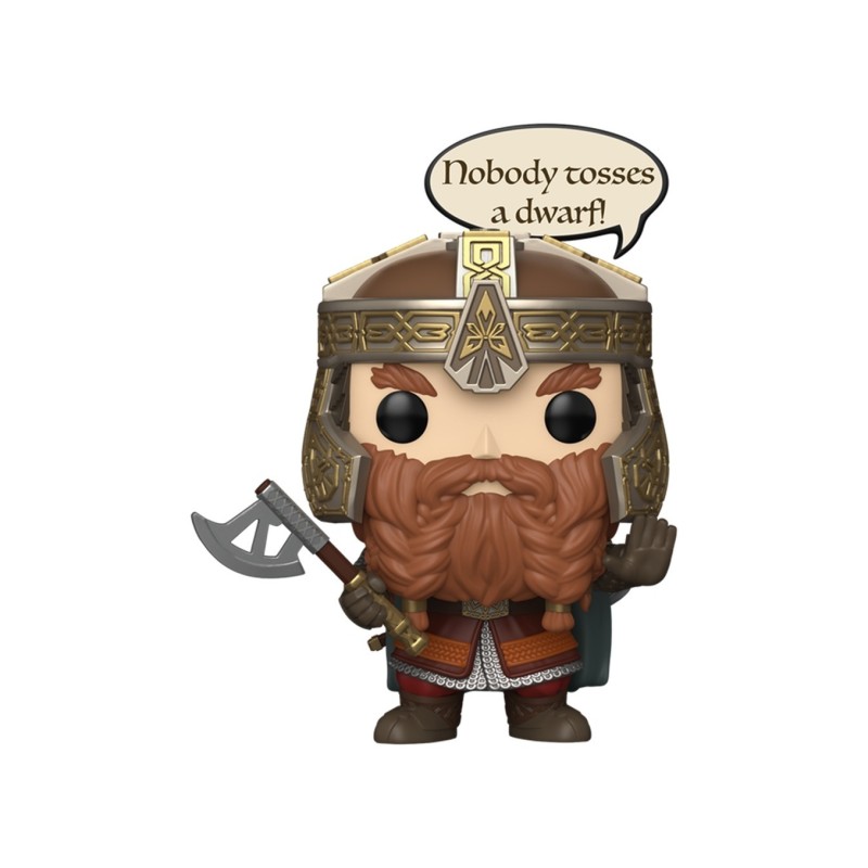 Funko POP! Vinyl Gimli (Nobody Tosses a Dwarf) - El Señor de los Anillos