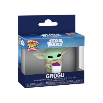 Funko POP! Keychain Grogu with Snack - The Mandalorian