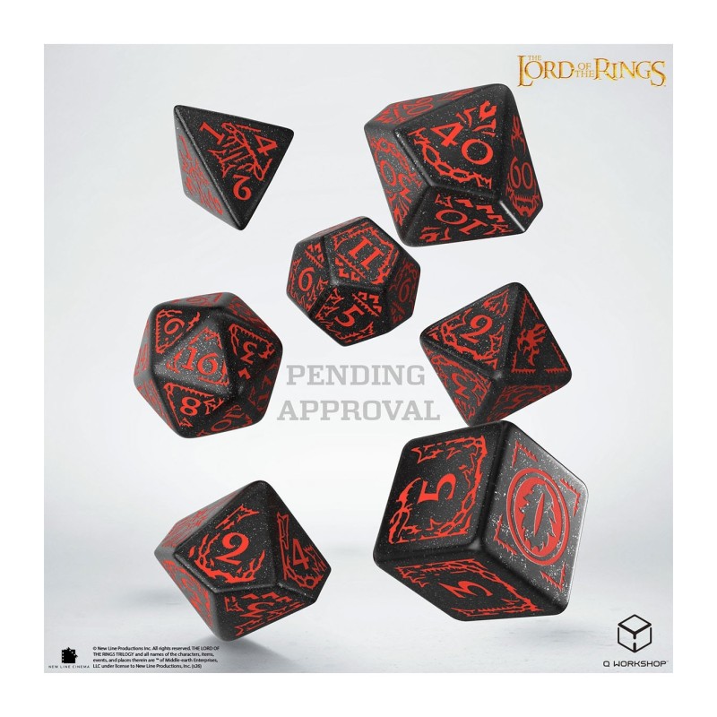 Set de Dados Mordor - The Lord of the Ring - Q Workshop