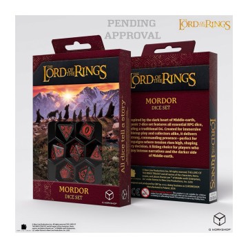 Set de Dados Mordor - The Lord of the Ring - Q Workshop