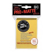 Fundas Small 62mm x 89mm Pro Matte Amarillo (60 fundas) Ultra Pro.