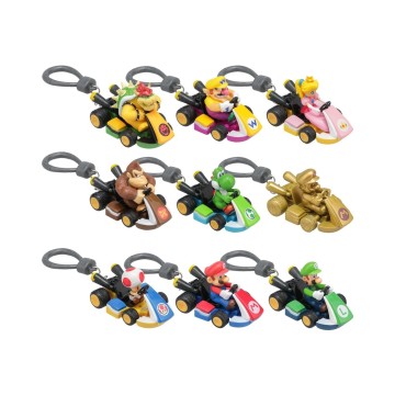 Llavero para Mochila Mario Kart CDU 24pcs - Paladone