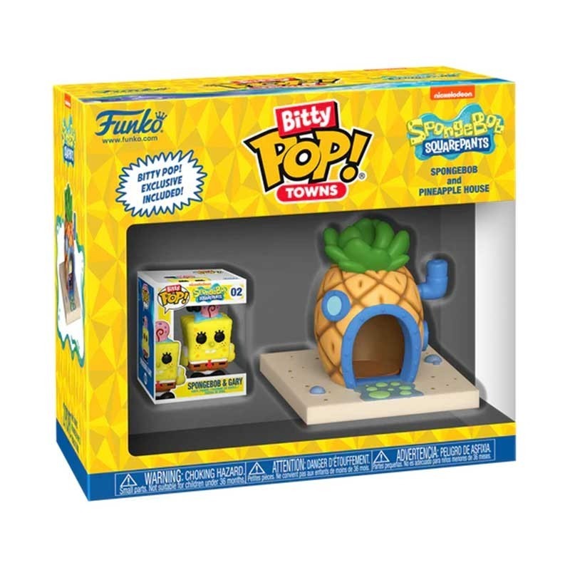 Funko Bitty POP Town Sponge Bob and Pineapple House - Bob Esponja