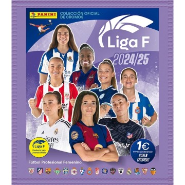 Cajita 50 sobres Liga Femenina 2024/25 de Panini Cromos
