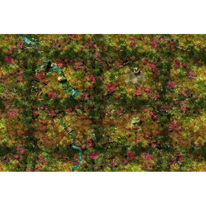 Forest 90x60 - Tapete esquinas cuadradas