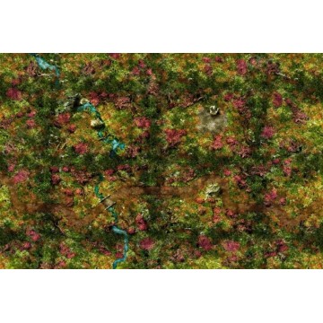 Forest 90x60 - Tapete esquinas cuadradas