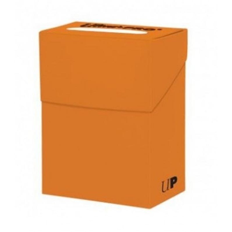 Caja de mazo Deck Box New Solid Naranja Ultra Pro.