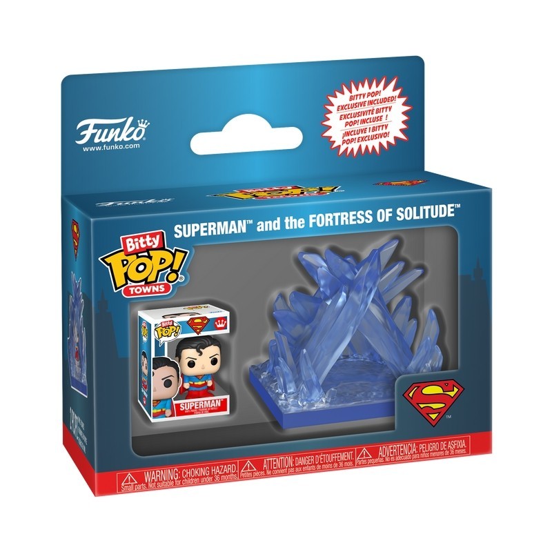 Funko Bitty POP! Town Superman and Fortress of Solitude - DC Comics