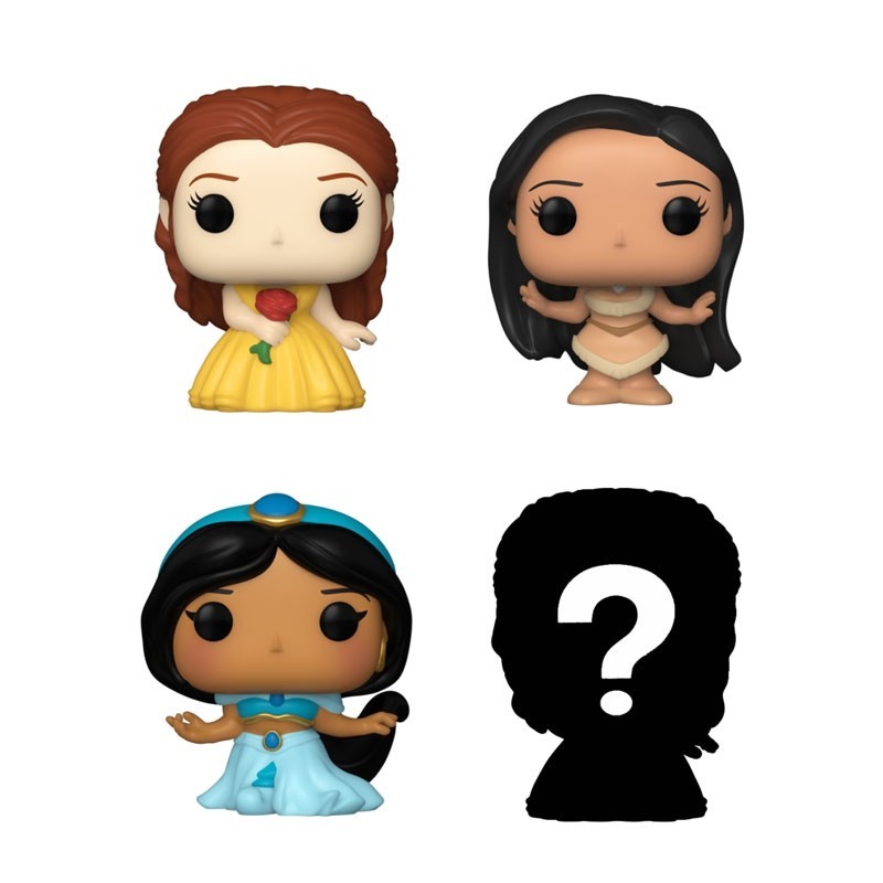 Funko Bitty POP Princesas - Bella 4 figuras - Disney