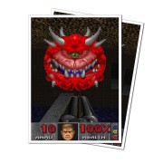 Fundas Standard 105ct Apex Deck Protector Sleeves Cacodemon for Bethesda Doom - Ultra Pro
