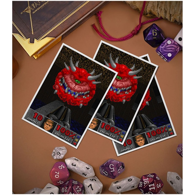 Fundas Standard 105ct Apex Deck Protector Sleeves Cacodemon for Bethesda Doom - Ultra Pro