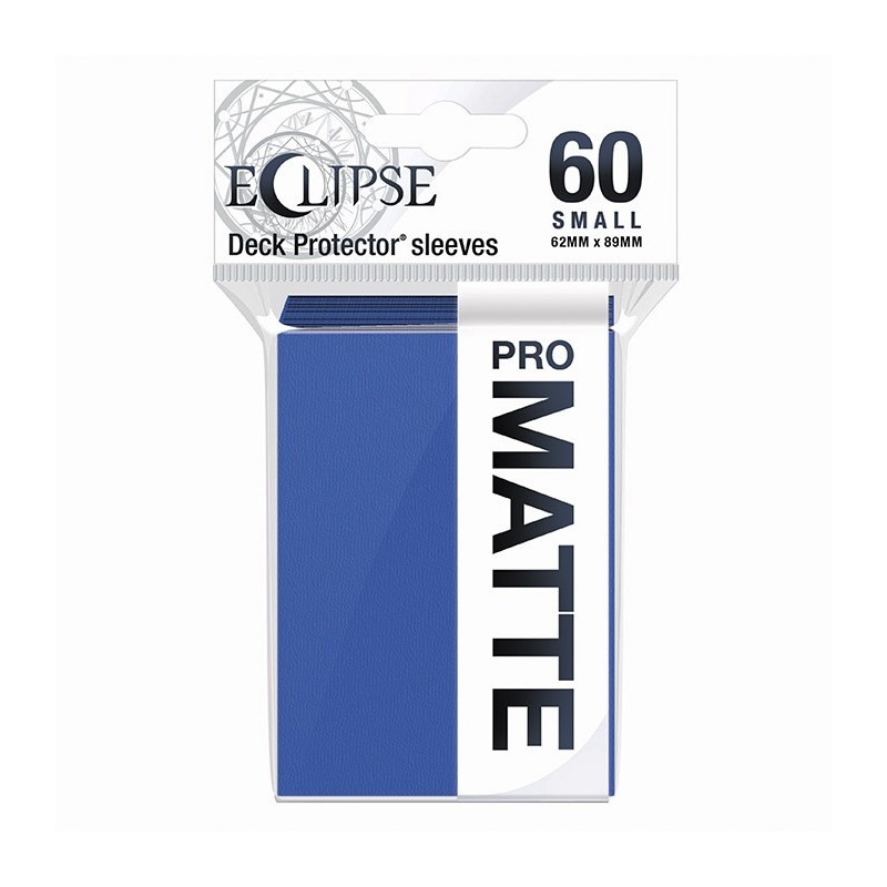 Fundas Small 62mm x 89mm Eclipse Matte Azul Oscuro (60 fundas) - Ultra Pro