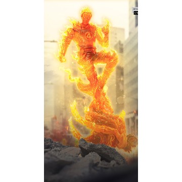 Figura Human Torch (30 cm) Marvel - Iron Studios