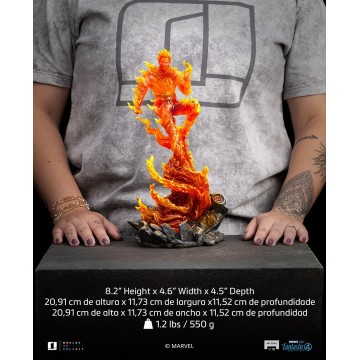 Figura Human Torch (30 cm) Marvel - Iron Studios