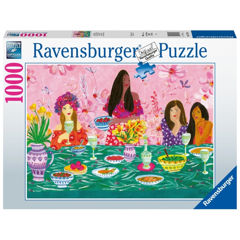 Puzzle 1000 pz - Illustrati: Almuerzo feminino