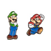 Super Mario Set of 2 Enamel Pin Badges - Paladone