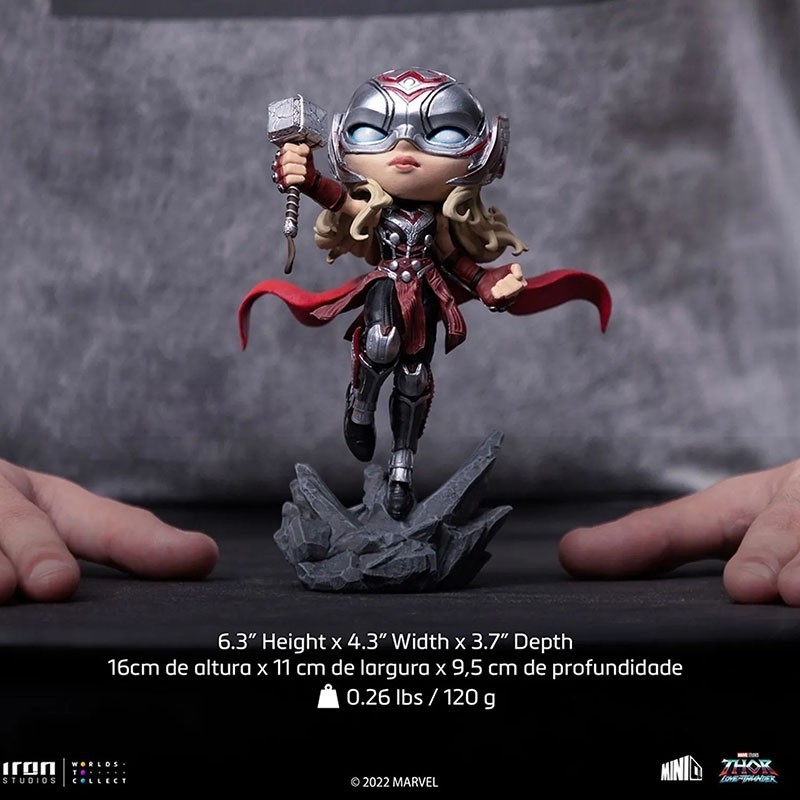 Figura Mighty Thor Jane Foster - Thor: Love and Thunder - Minico (15 cm) - Iron Studios
