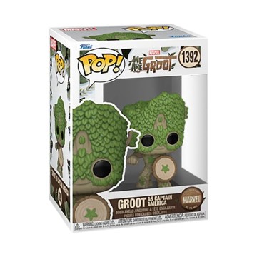 Funko Pop! Vinyl Groot As Captain America - We Are Groot - Marvel