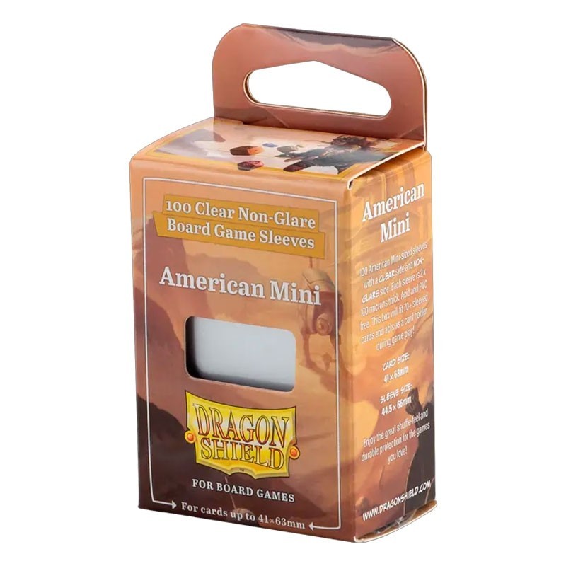 Fundas Juegos de mesa American Mini 41x63 mm - Dragon Shield