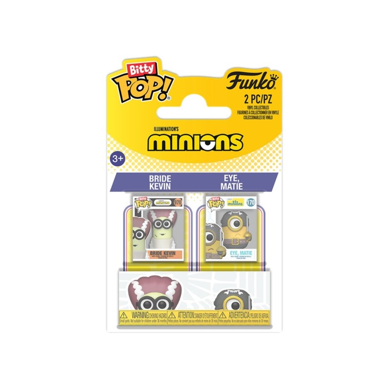 Funko Bitty POP! 2-Pack Bride Kevin & Eye, Matie - Minions