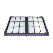 Carpeta con cremallera 9 bolsillos PRO-Binder Zippered Morado Ultra Pro