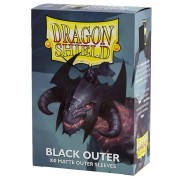 Fundas Standard Outer Sleeves Black - Standar Size (100 fundas) Dragon Shield